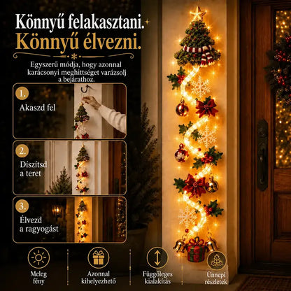 ⏳ UTOLSÓ NAP! 70% kedvezmény – 🎄🎅 MerryCascade™ világító karácsonyi dísz | 6 ünnepi motívum ✨