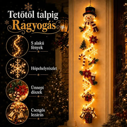 ⏳ UTOLSÓ NAP! 70% kedvezmény – 🎄🎅 MerryCascade™ világító karácsonyi dísz | 6 ünnepi motívum ✨