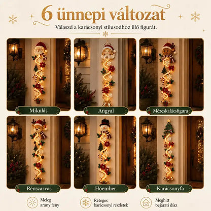 ⏳ UTOLSÓ NAP! 70% kedvezmény – 🎄🎅 MerryCascade™ világító karácsonyi dísz | 6 ünnepi motívum ✨
