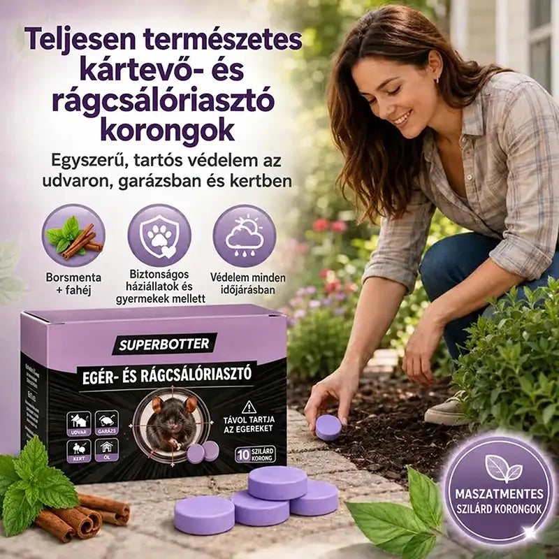 Natural Scented Pest Repellent Pucks – Multi-Pest Protection for Home, Garage & Outdoors